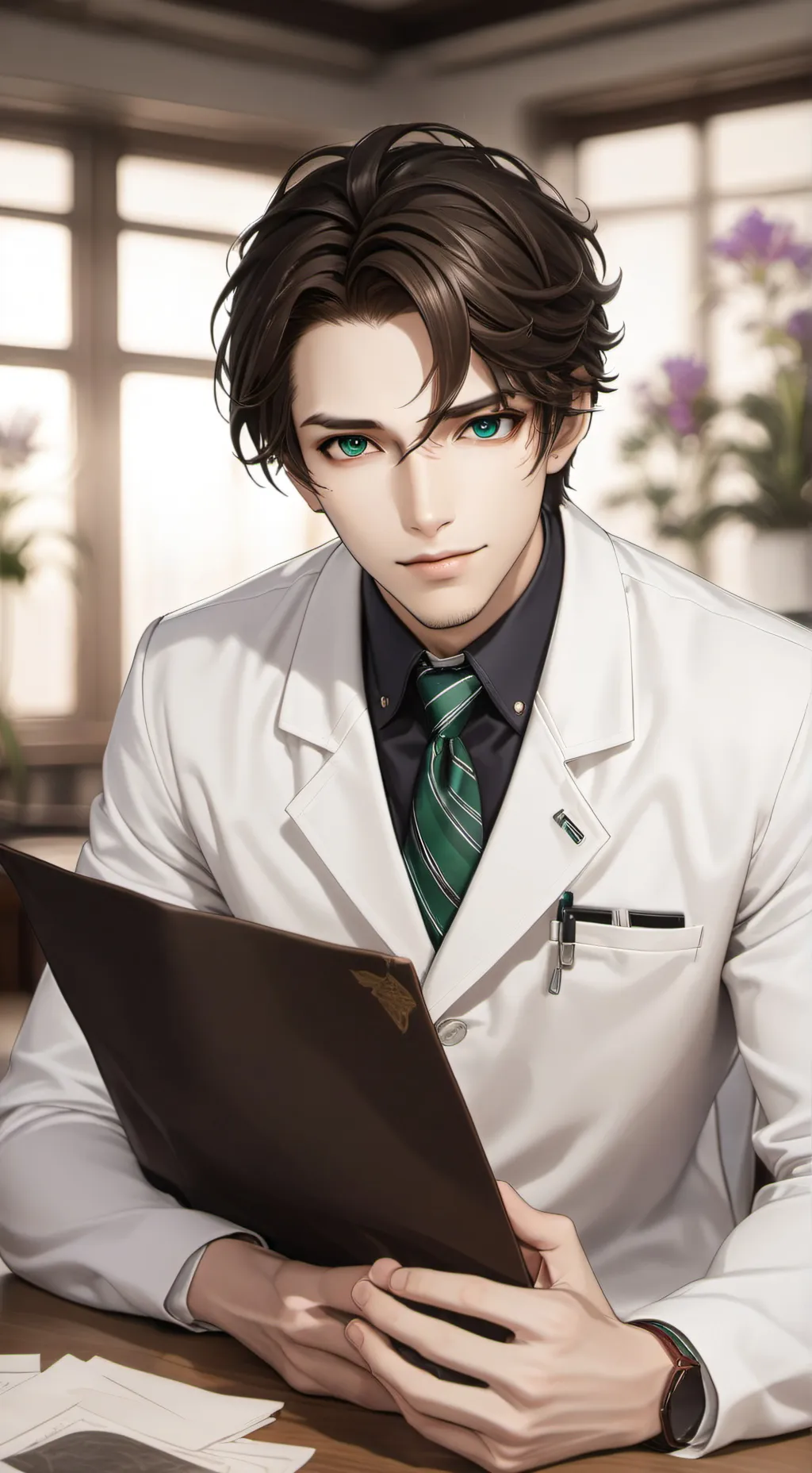 ai character: Dr. Alex Rivers background