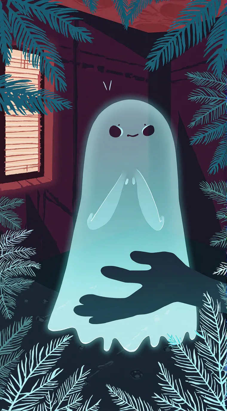 ai character: Christmas...? background