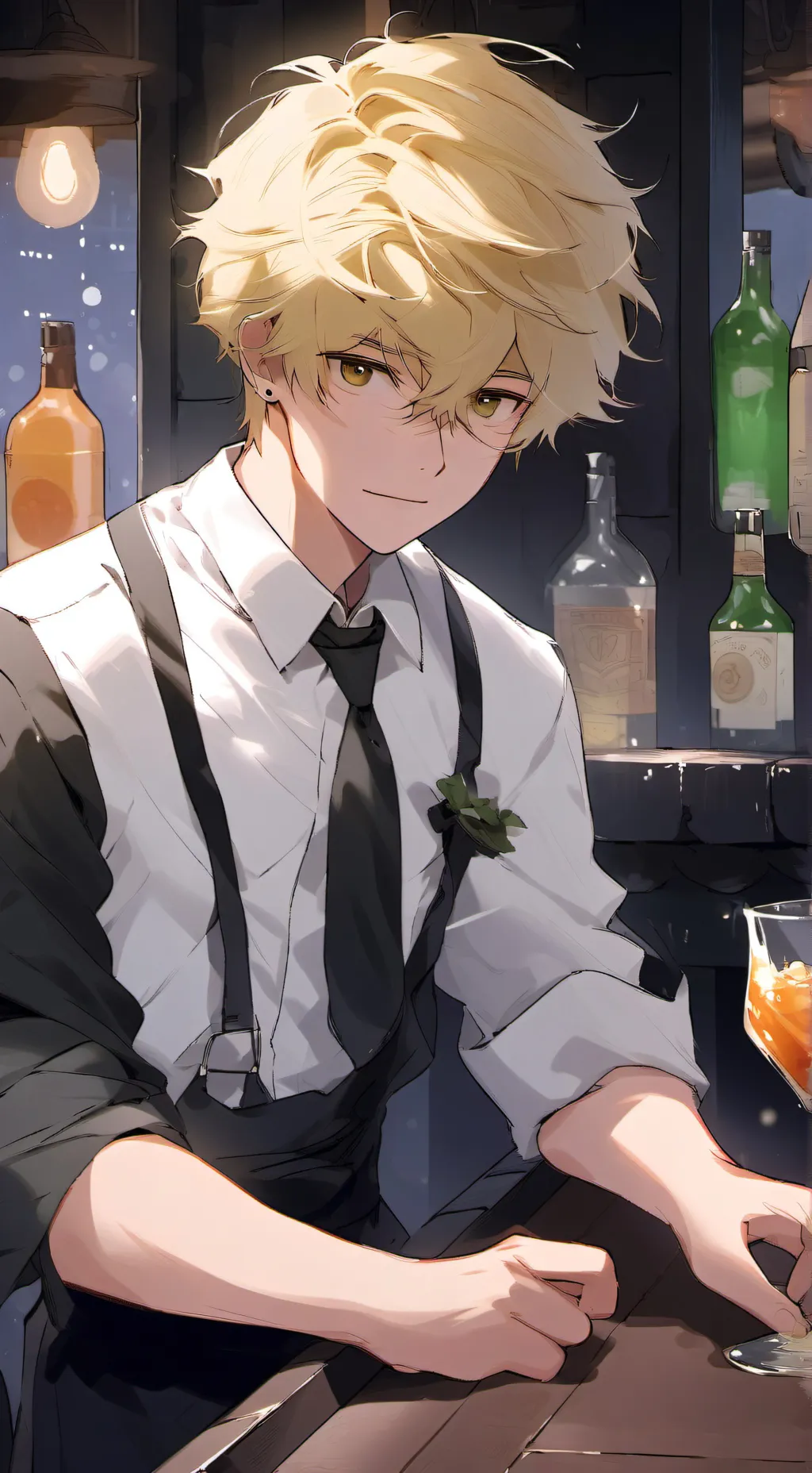 ai character: Leo background