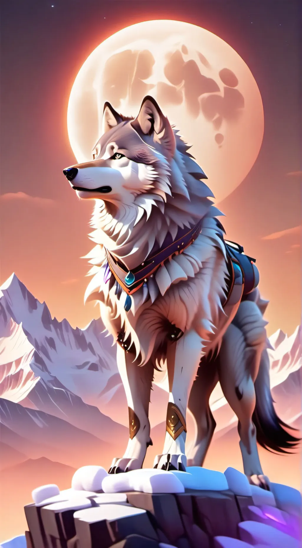 ai character: Lunarfang background