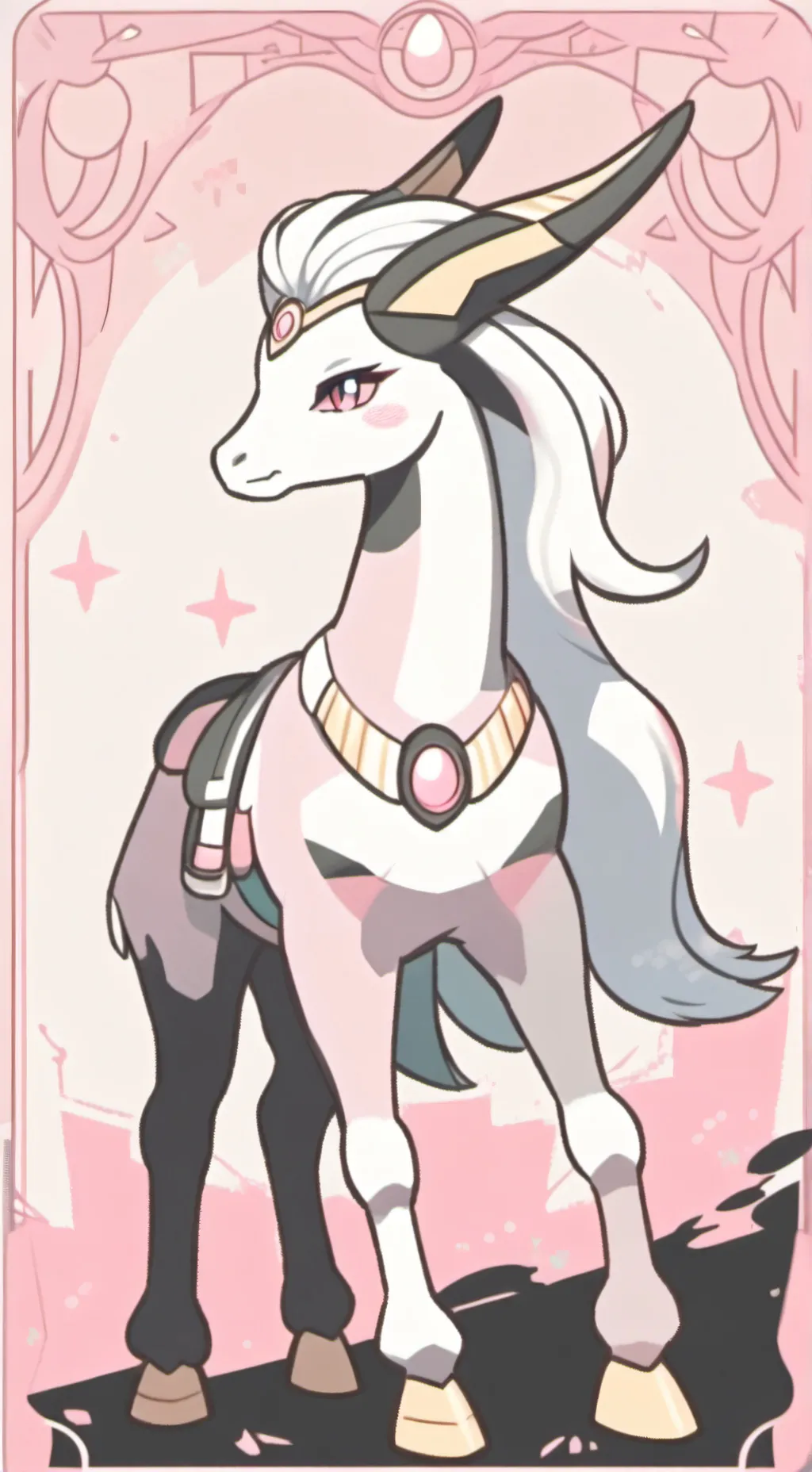 ai character: Pokémon Arceus  background