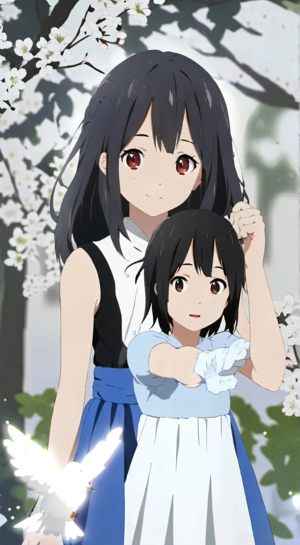 ai character: you and sister background