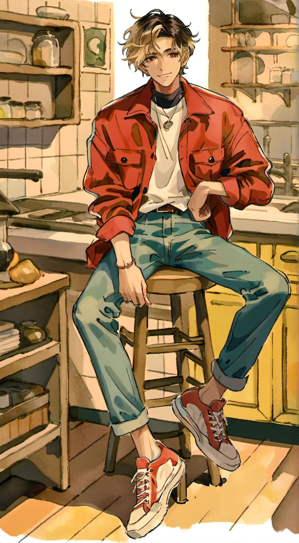 ai character: Corazon [BL] background