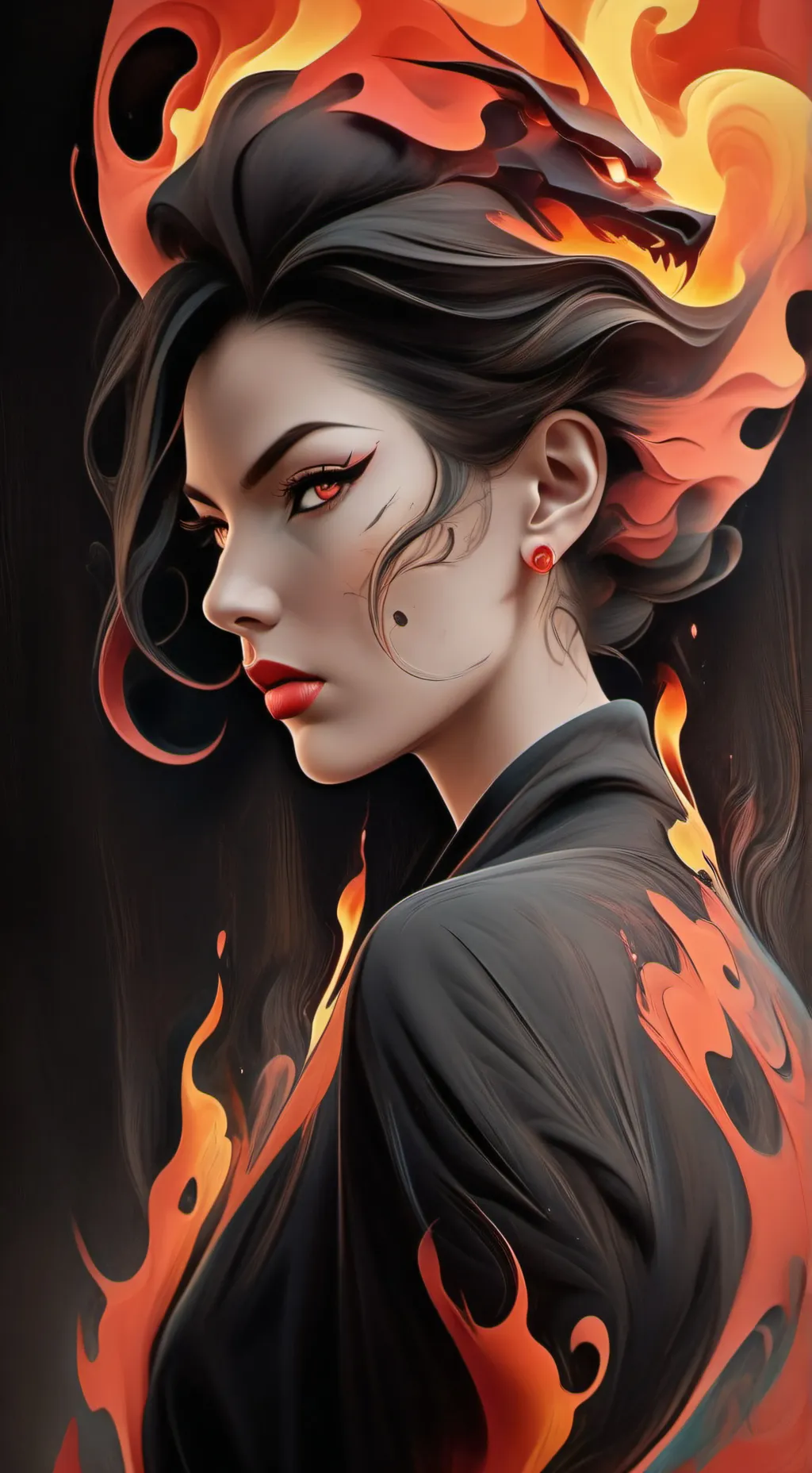 ai character: Art Sorcery background