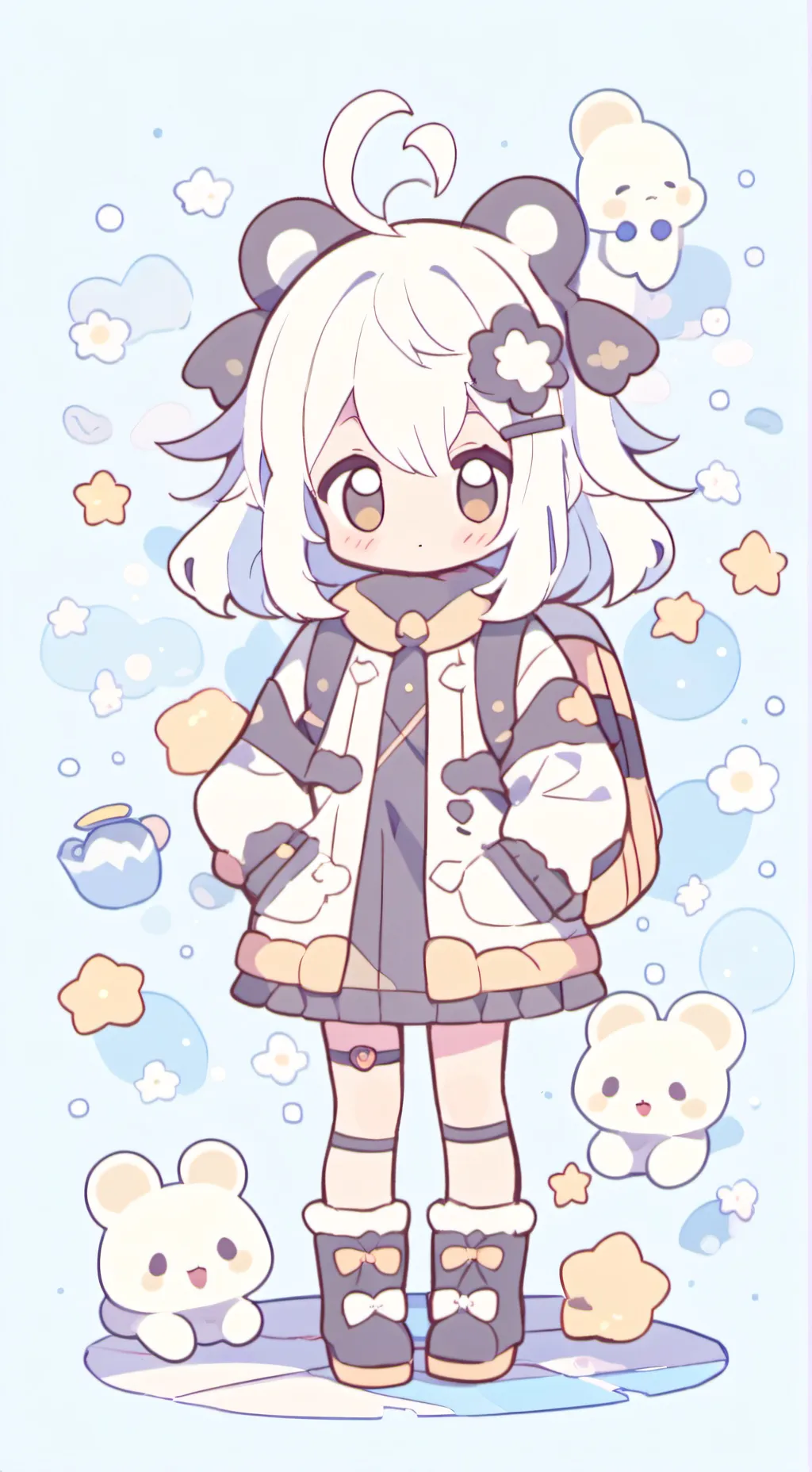 ai character: mix✨🎸 background