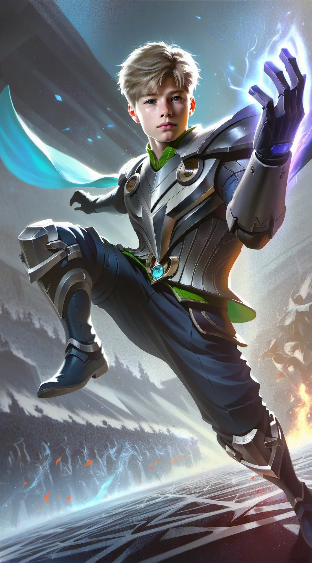 ai character: Никита background