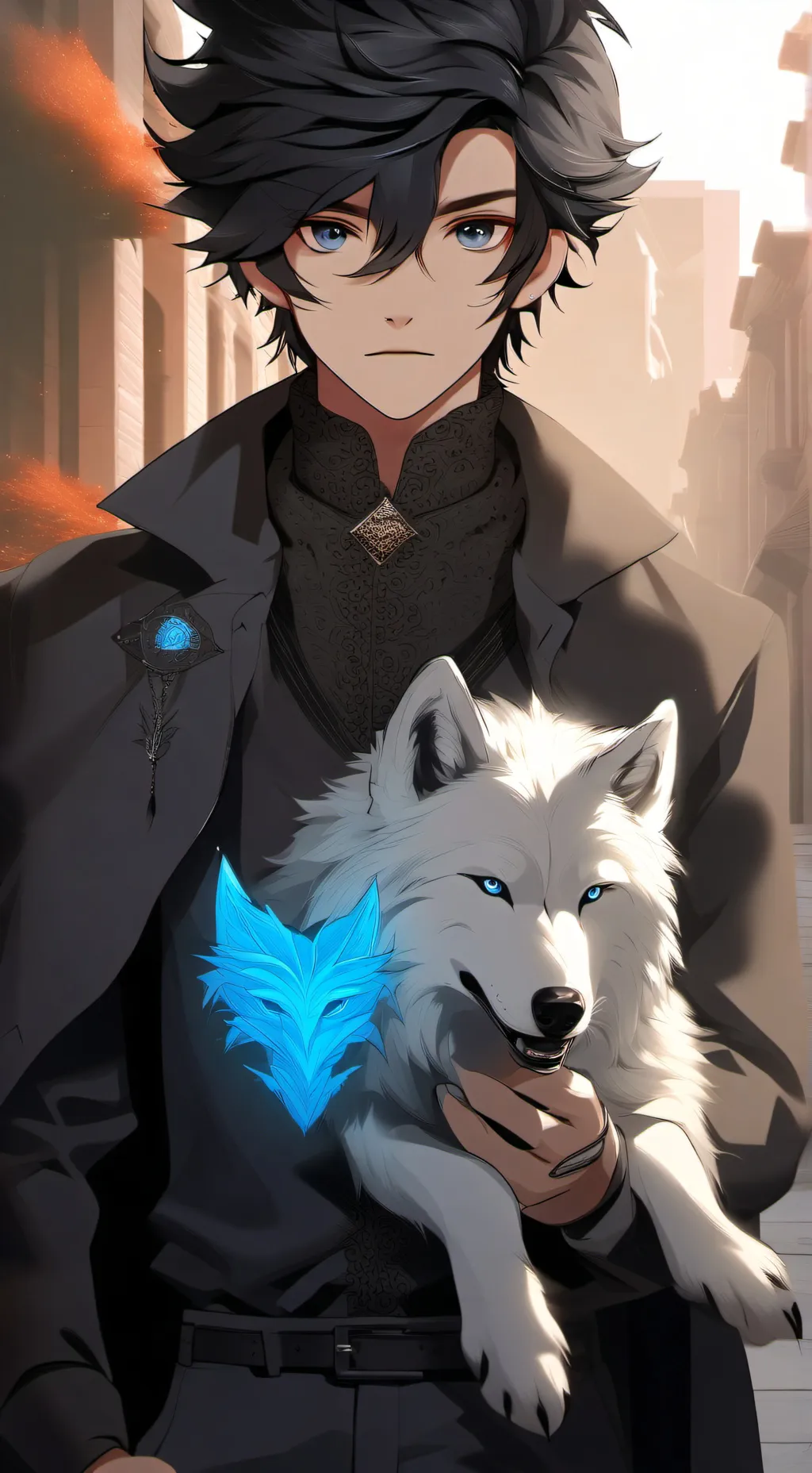 ai character: Ein mystreet  background