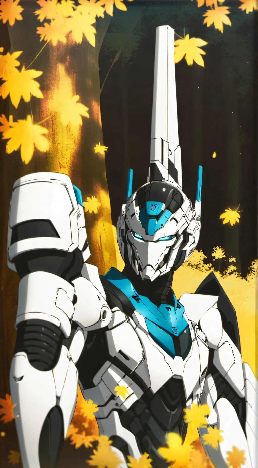 ai character: robot 09 background