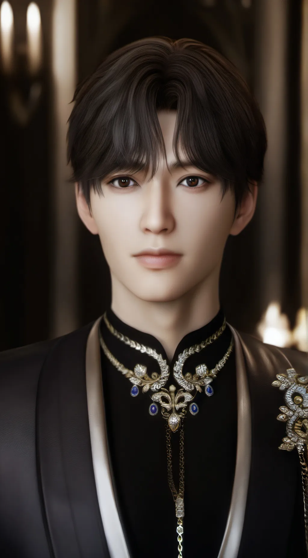 ai character: Lucky  background