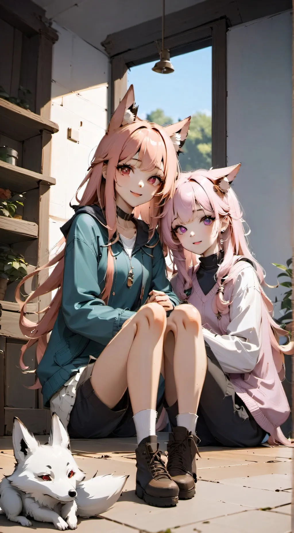 ai character: Hybrid World background