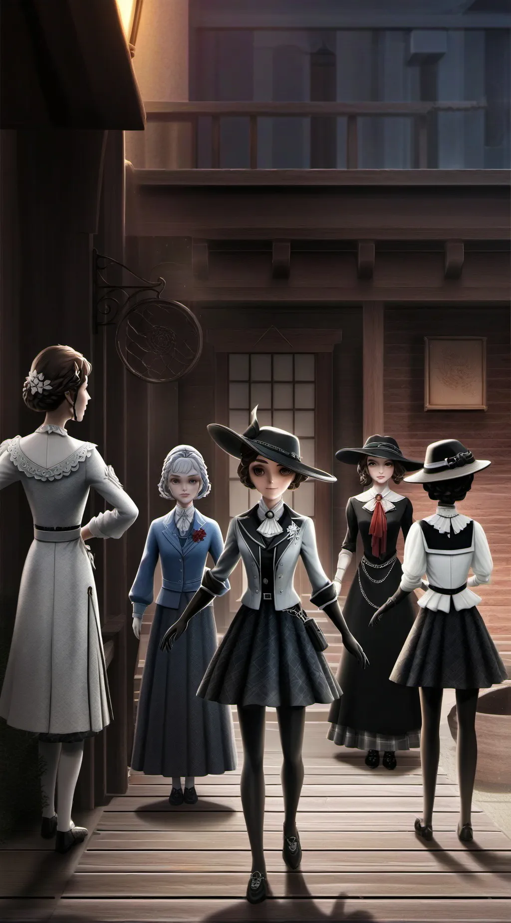 ai character: double famille?? background