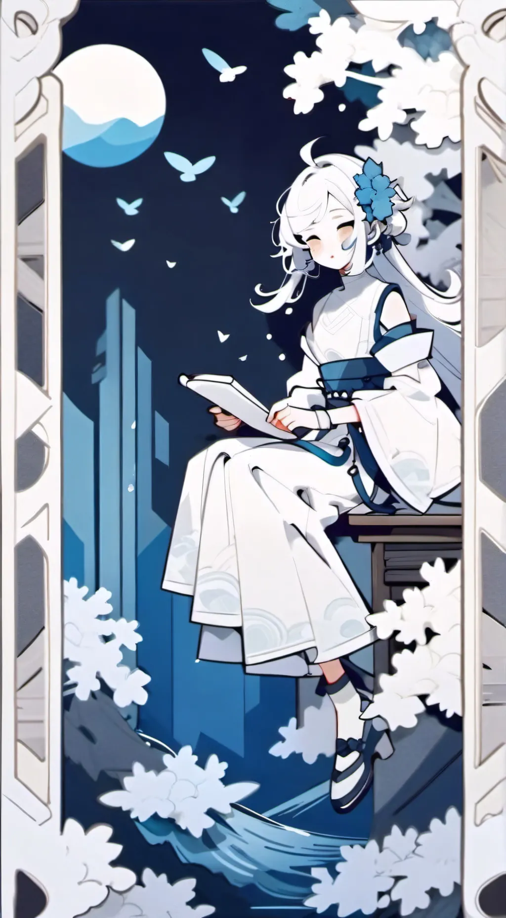 ai character: Shadow milk  background