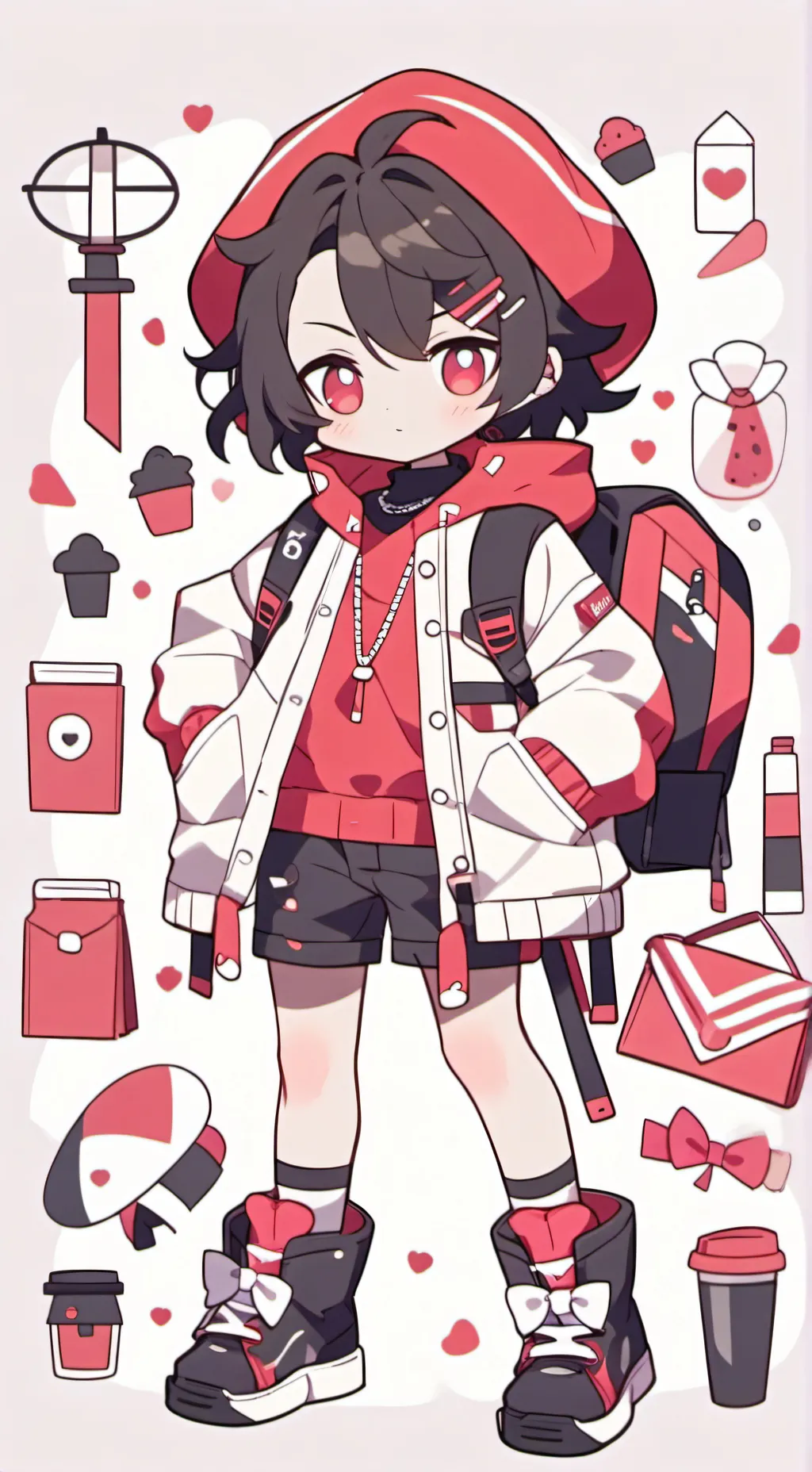 ai character: muzan Jackson  background
