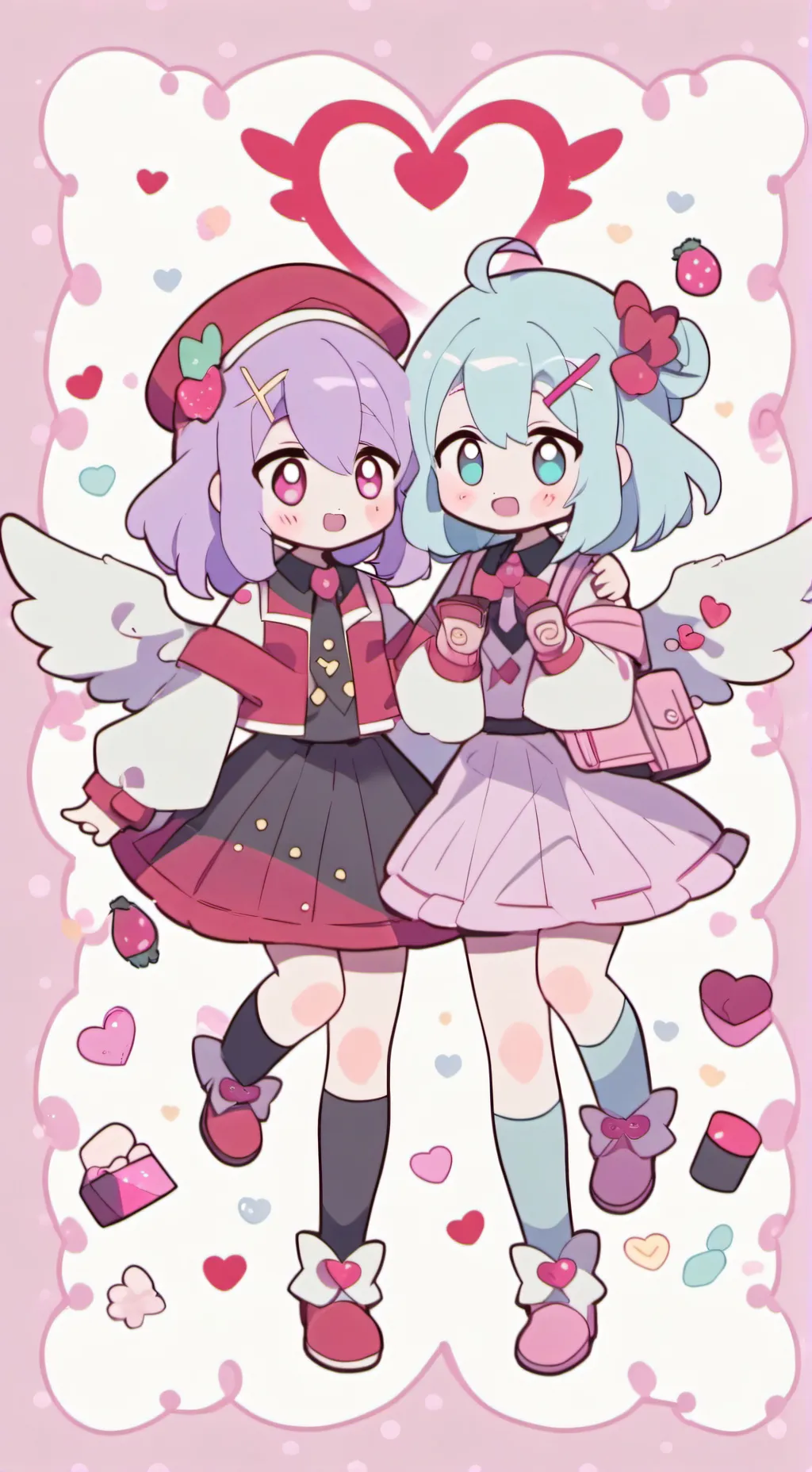 ai character: Ruby x Angel again background