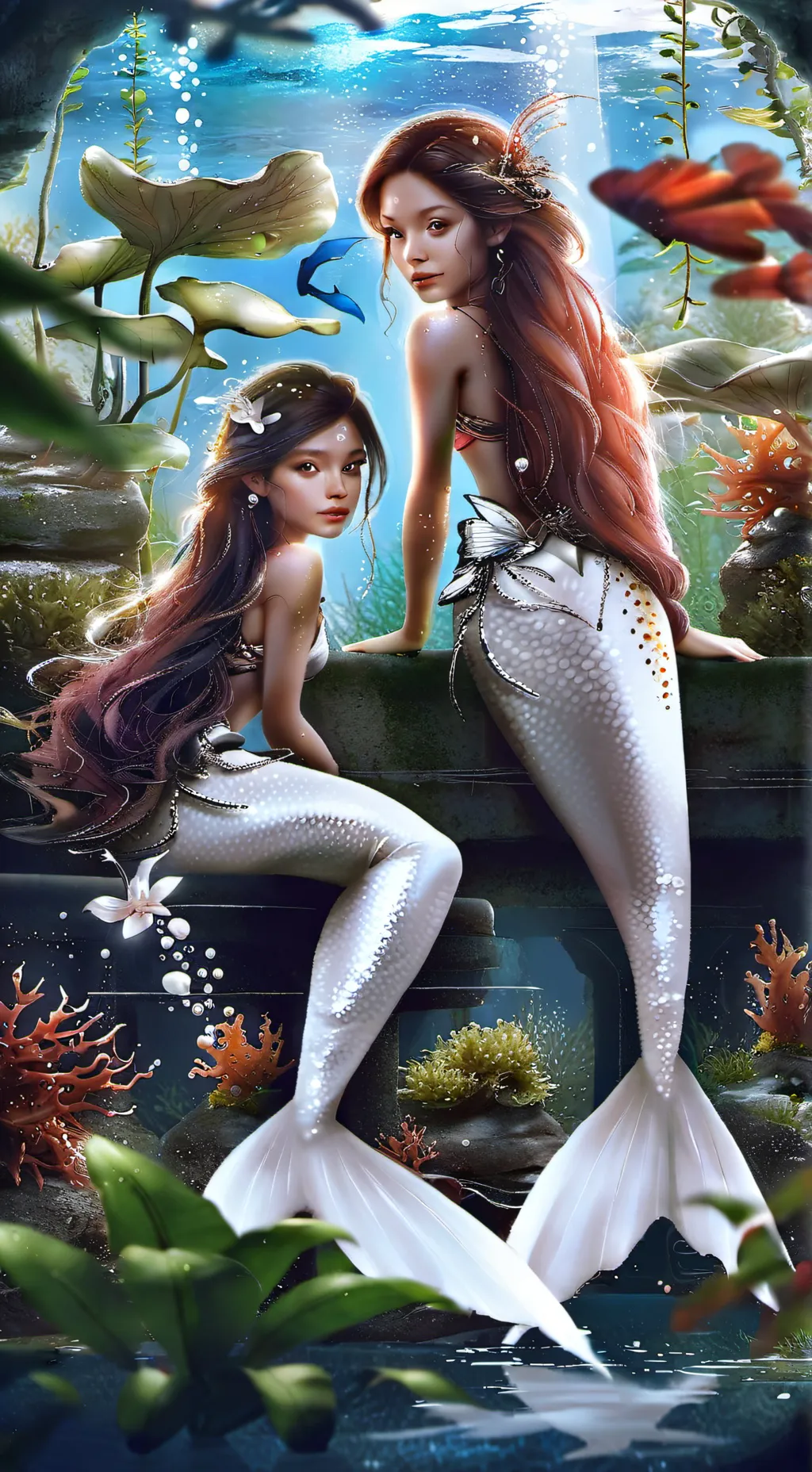 ai character: Ellie and Shelly background