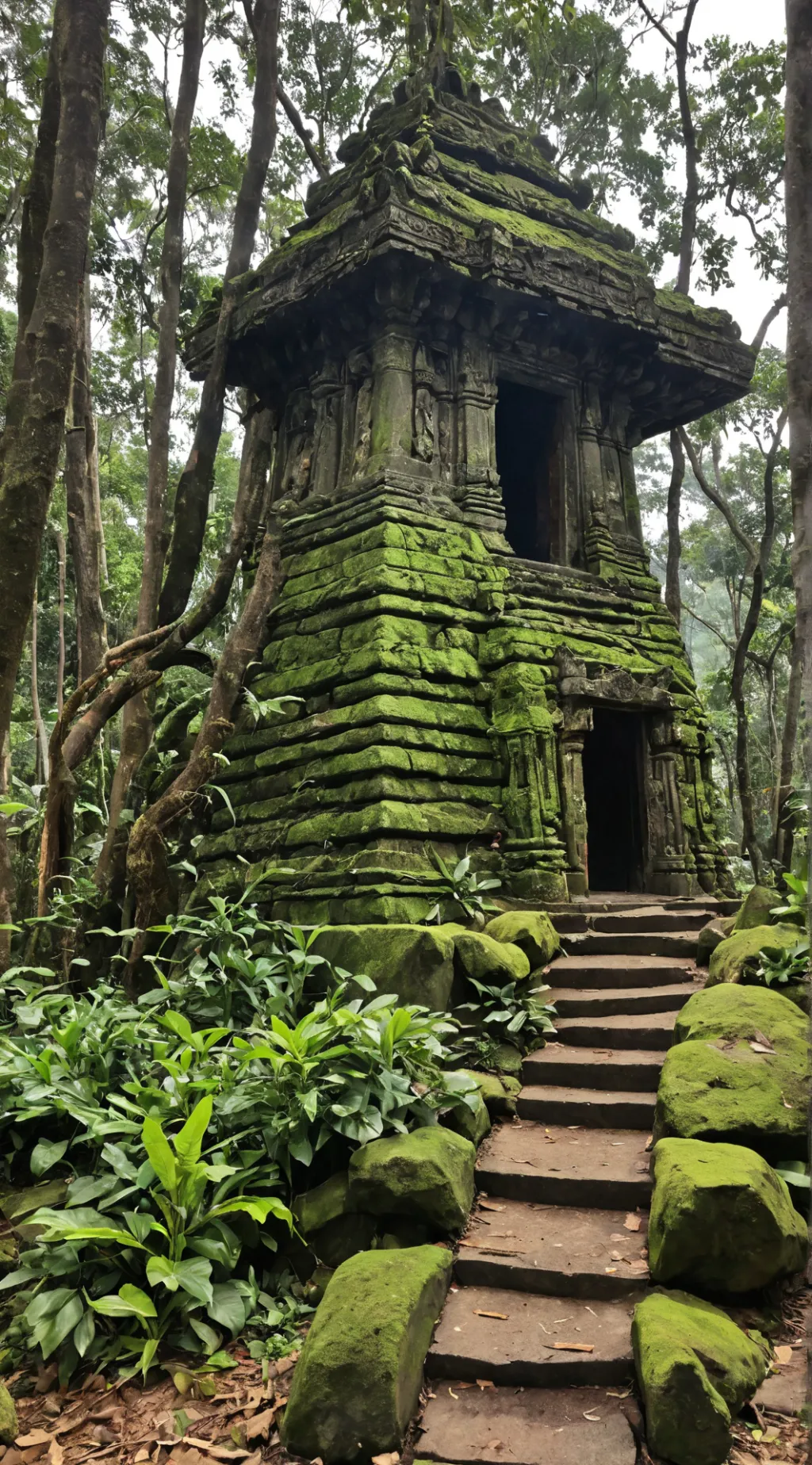 ai character: snake temple background