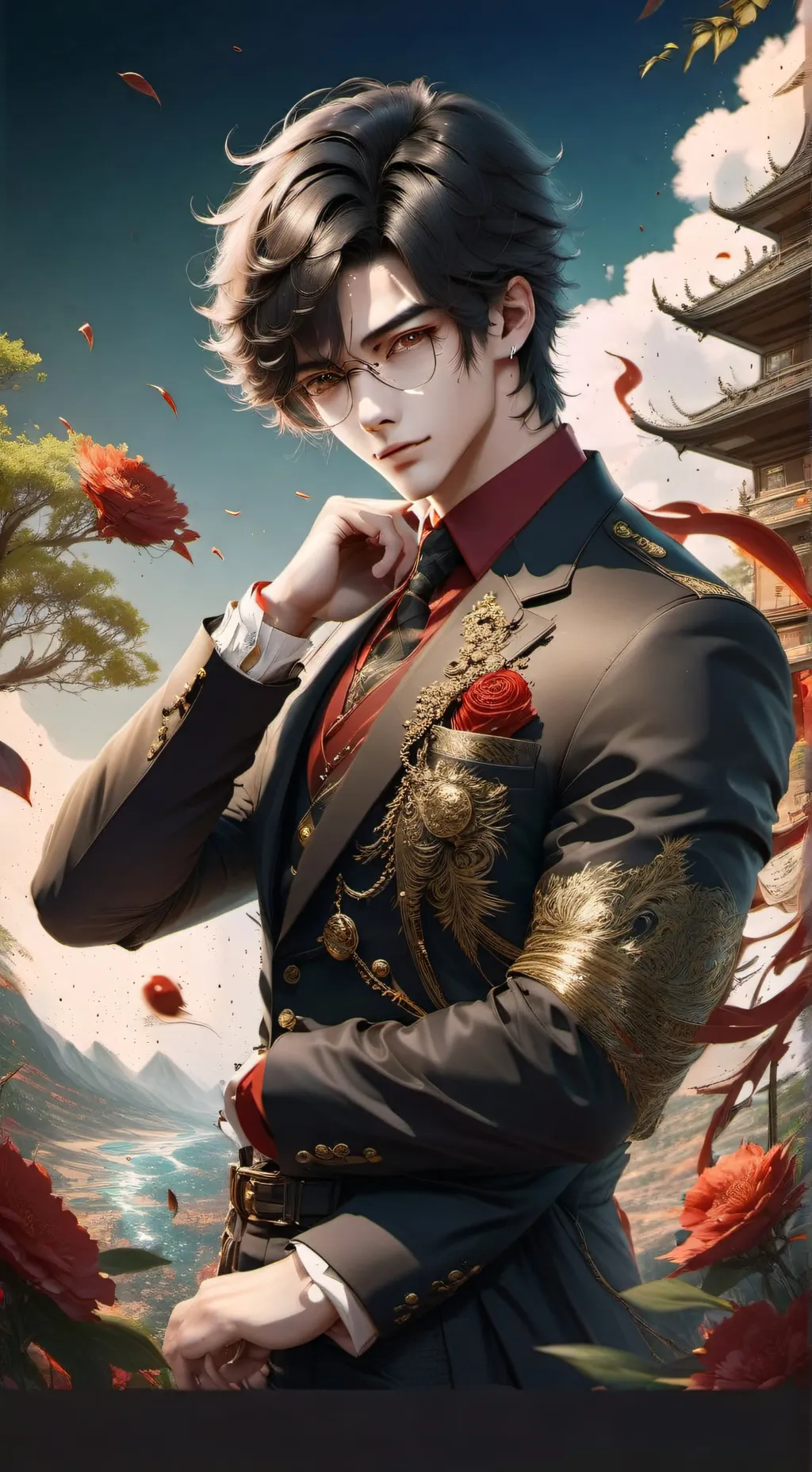 ai character: Alex  Blakes Lee background