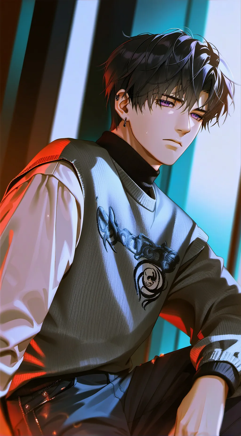 ai character: Emo Boy Gay background