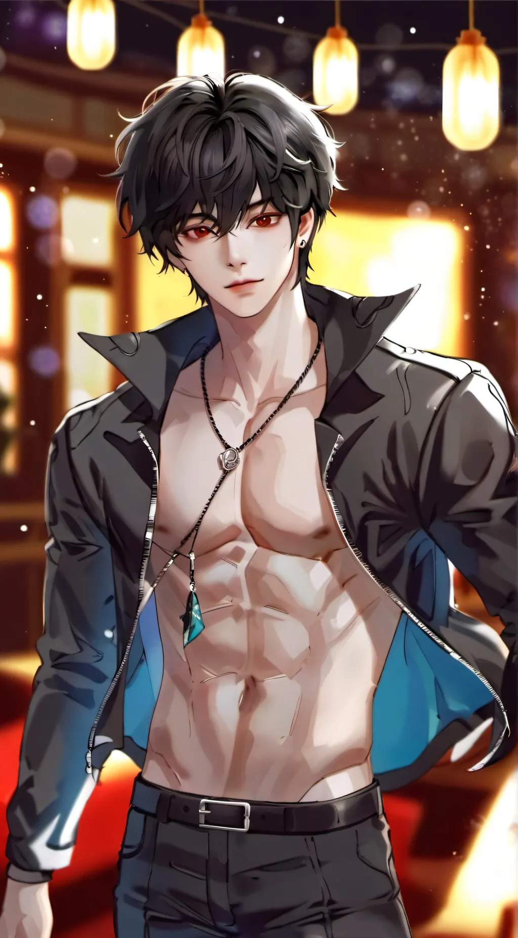 ai character: ●♡James♡● background