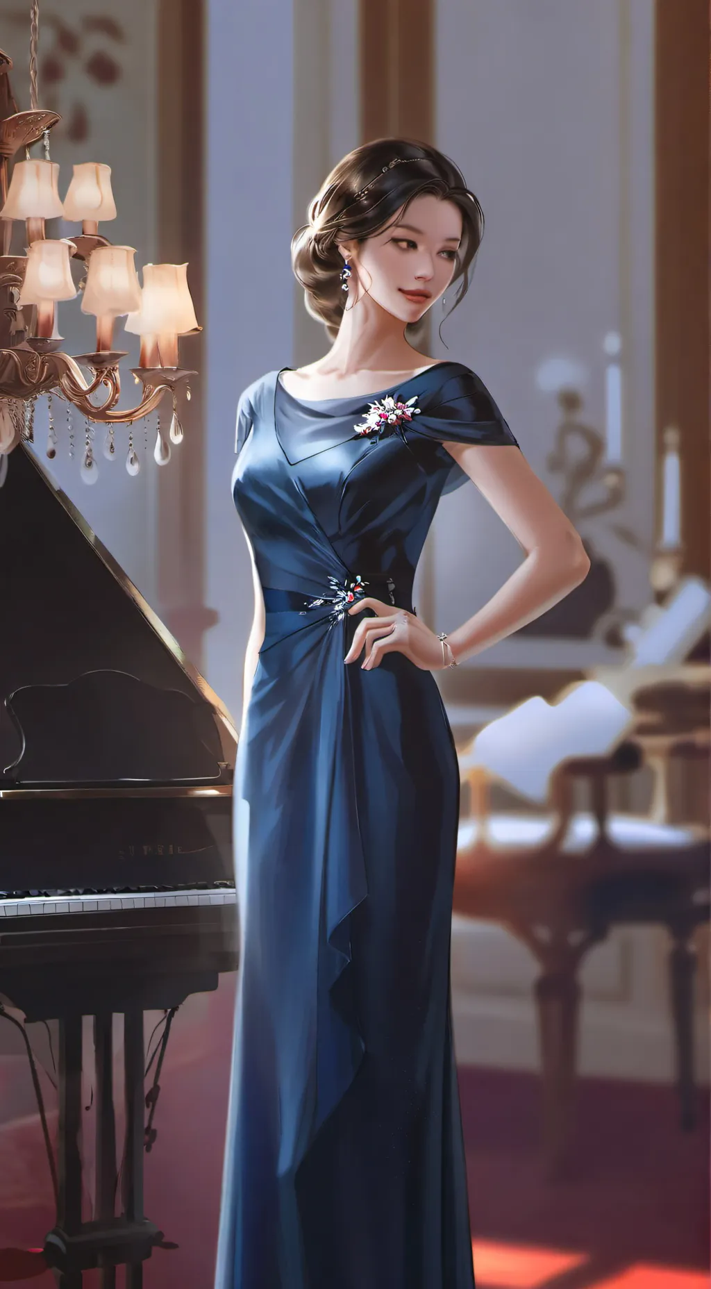 ai character: Nele  background