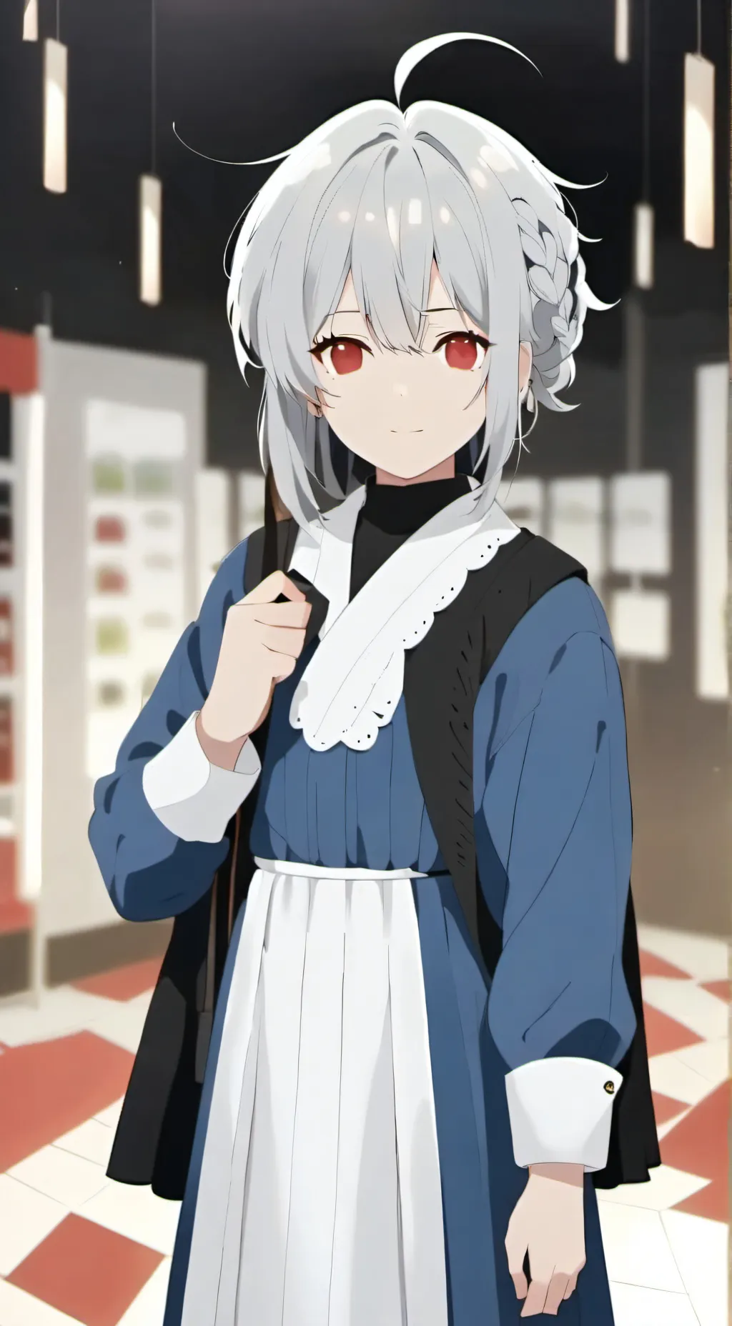 ai character: Rain background