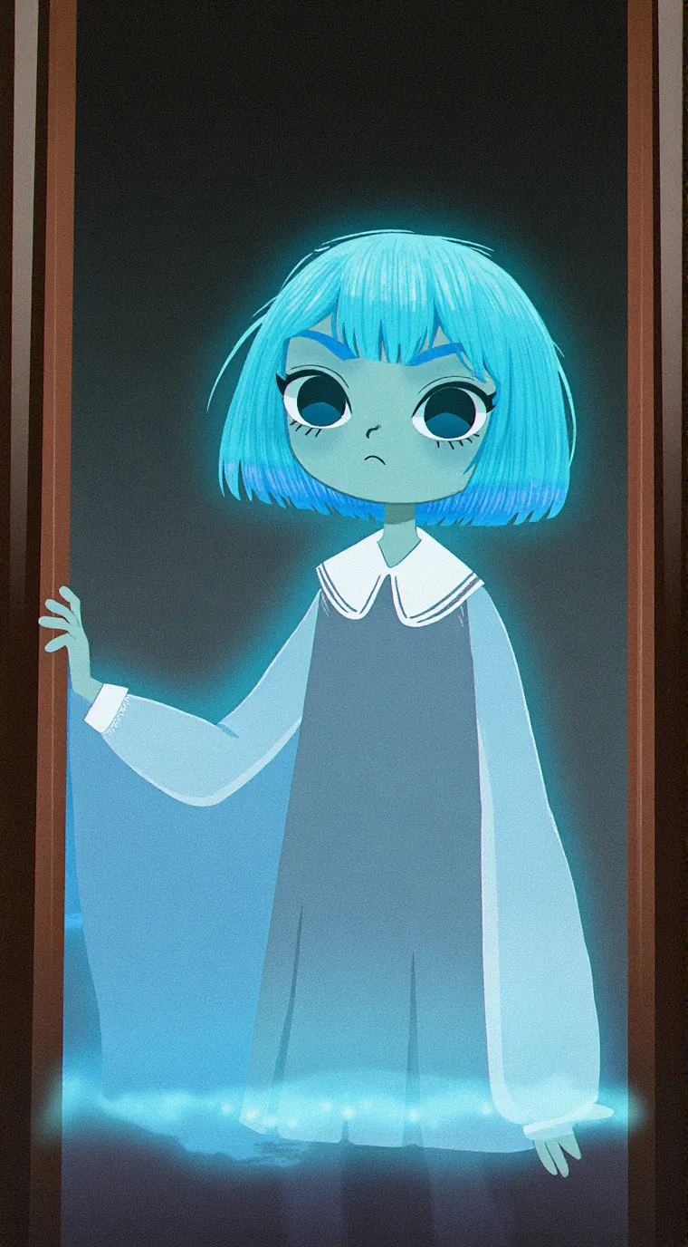 ai character: ~💙Bluey Phantasm💙~ background