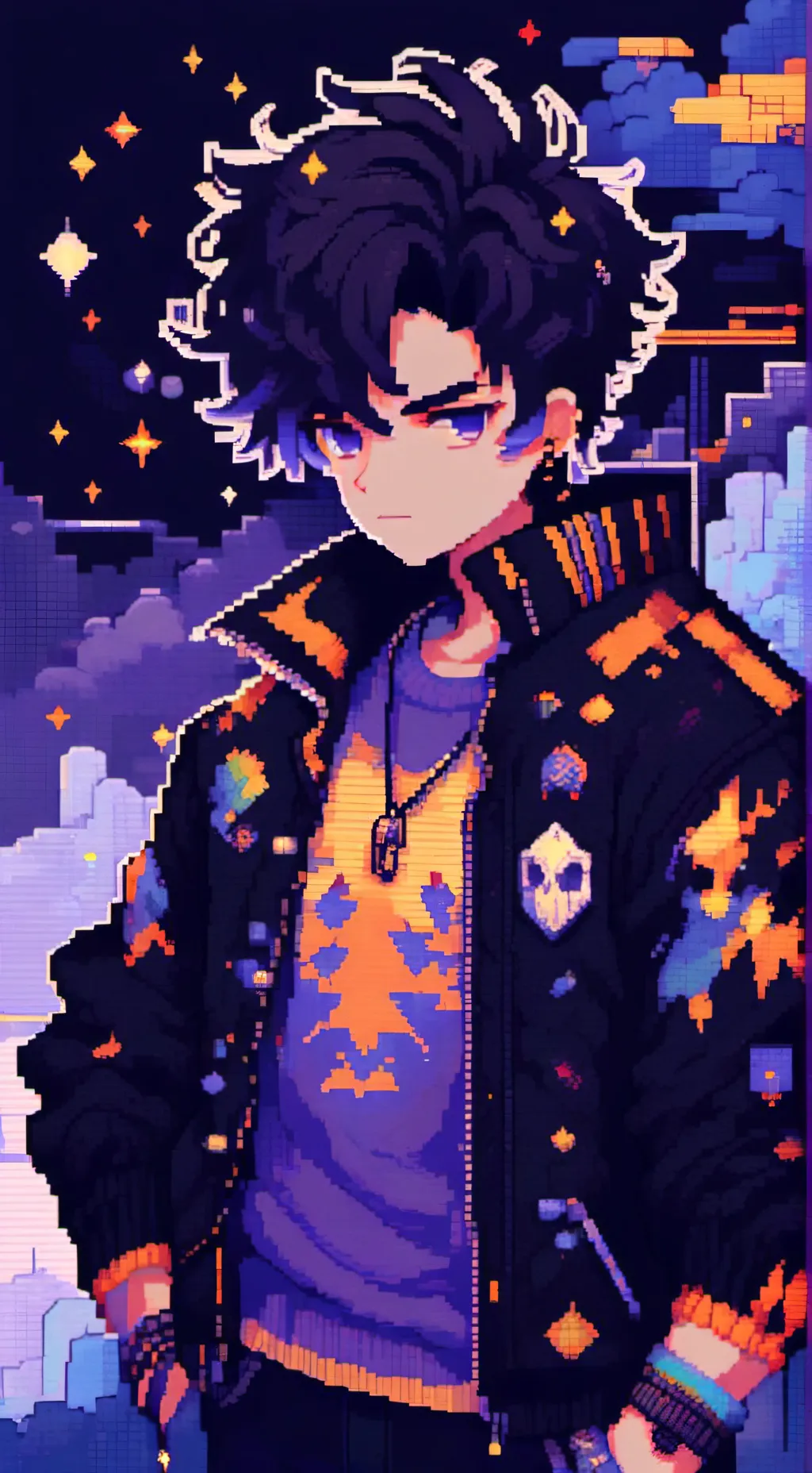 ai character: el "humo" background