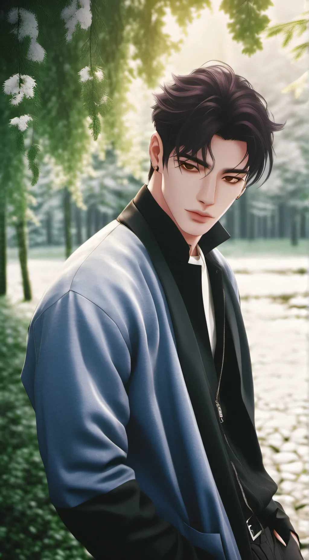 ai character: {♤Crist♤} background