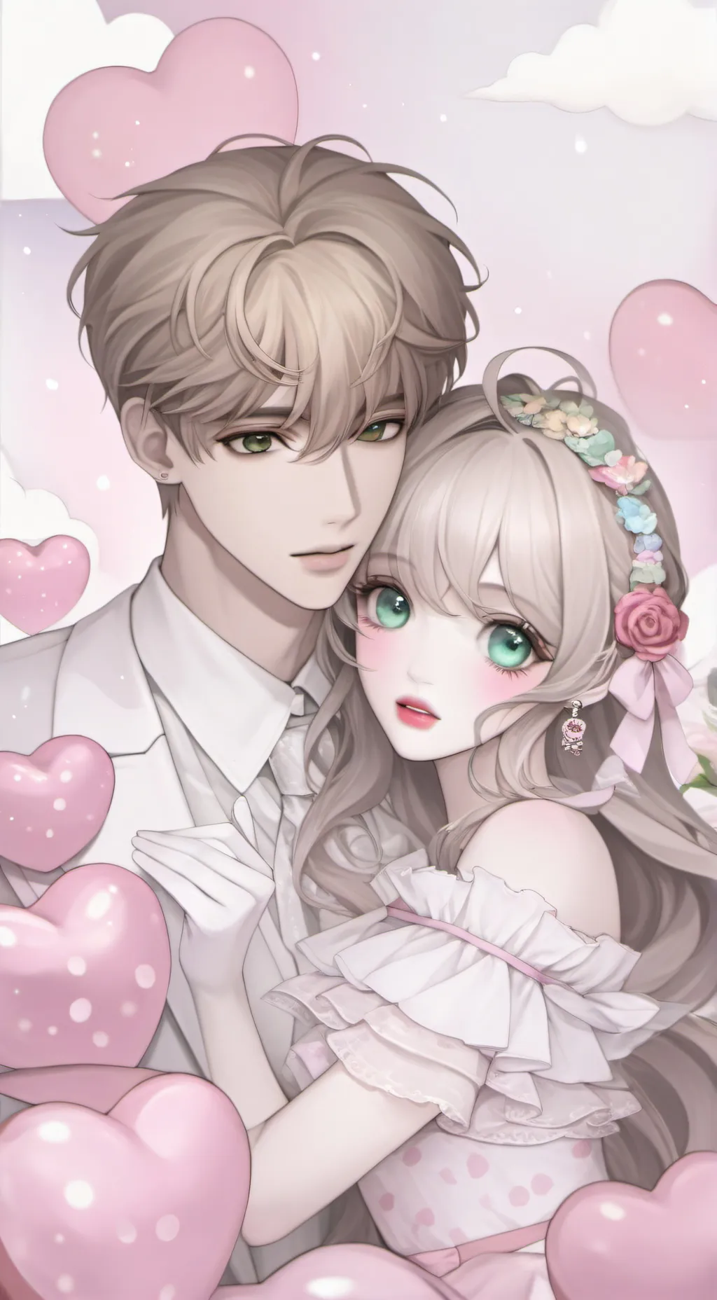 ai character: Lily y Jack background
