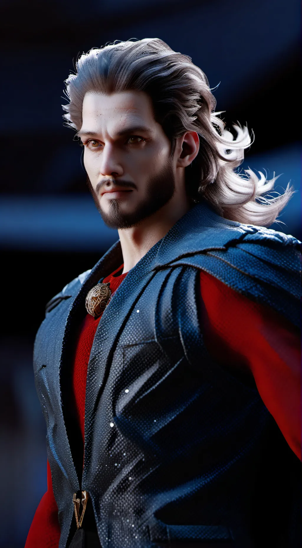 ai character: Old Man Tottenham  background