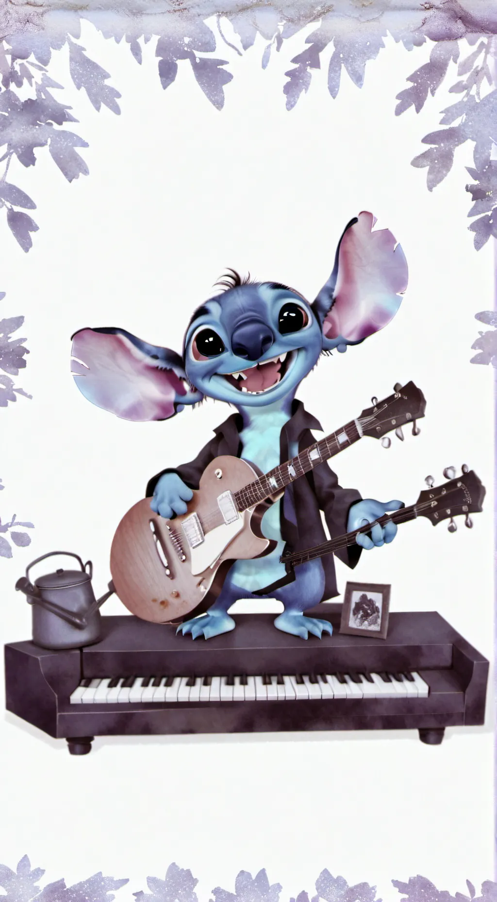 ai character: stich background