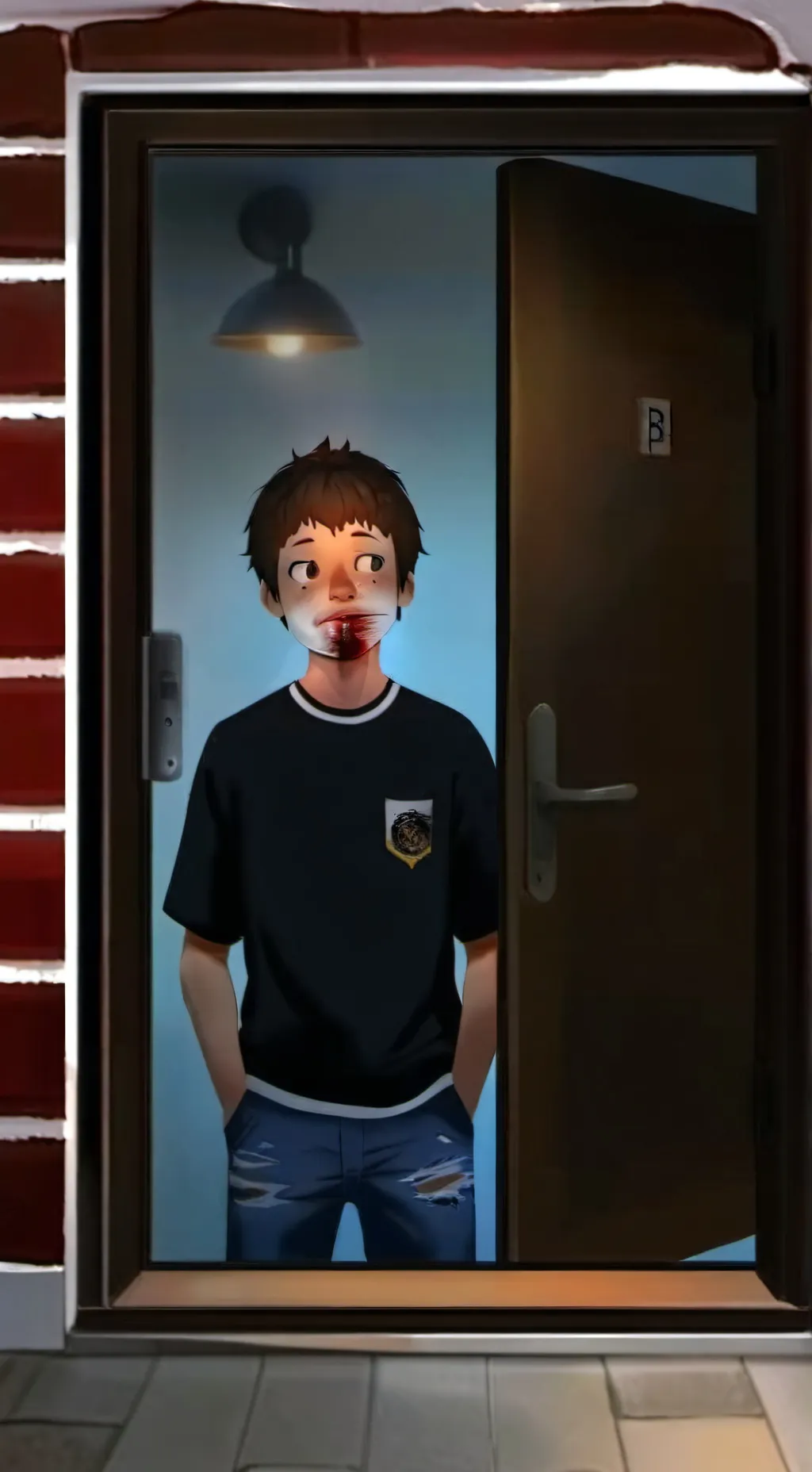 ai character: the boy  background