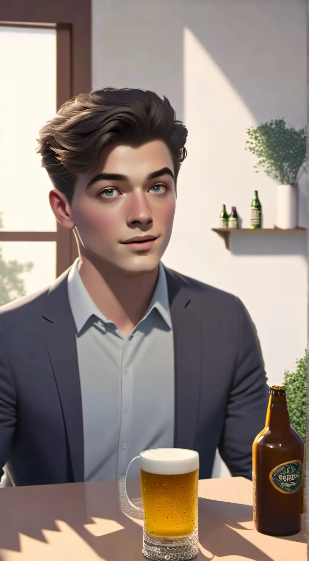 ai character: Emma and Jonah  background