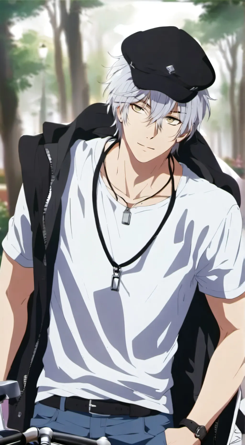 ai character: Johannes Tabless background