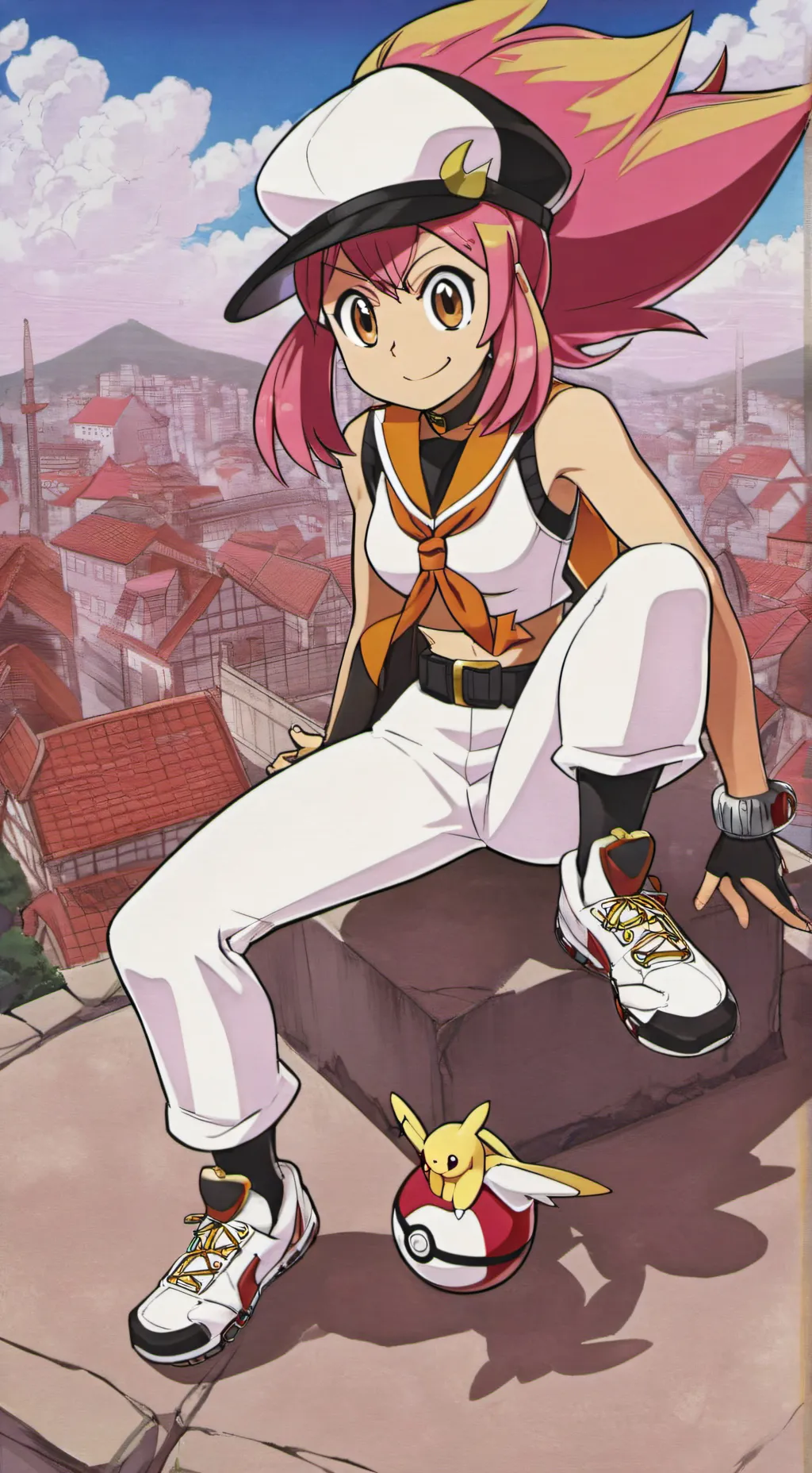 ai character: Mina Kirifuda background