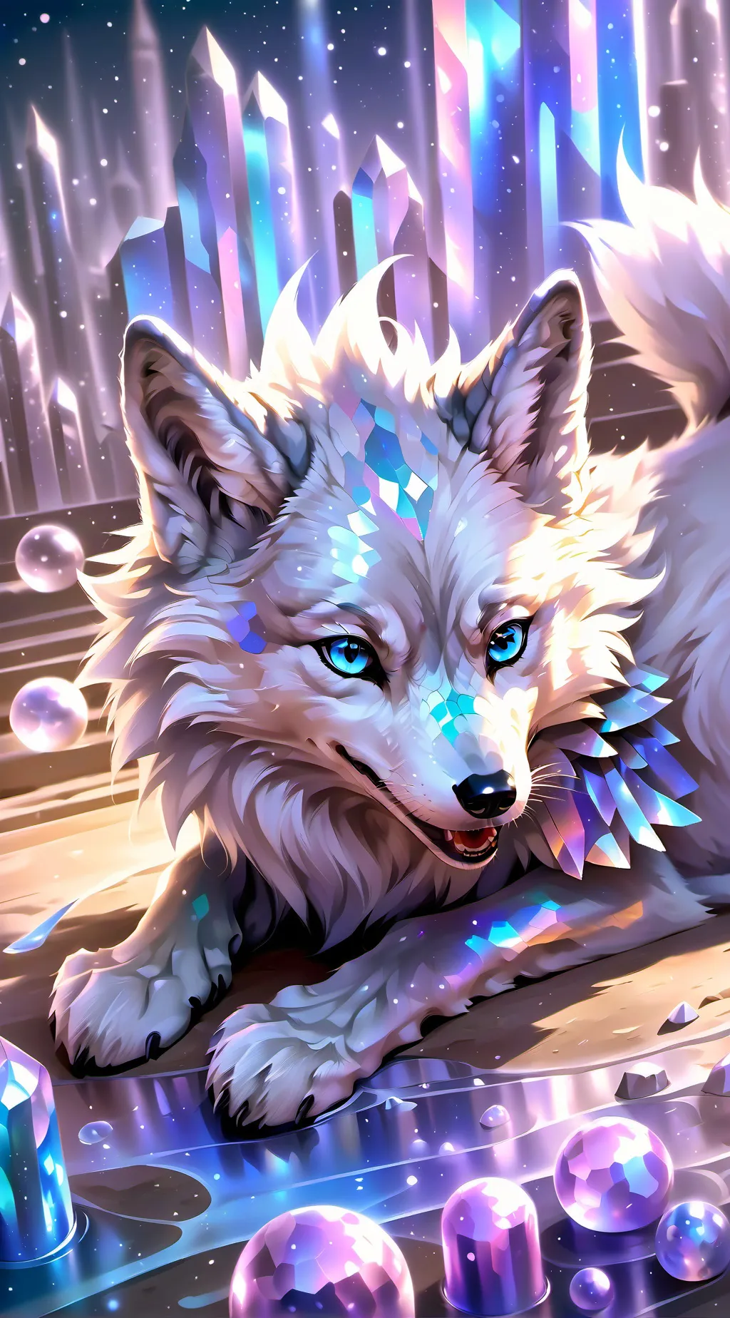 ai character: Lunar background