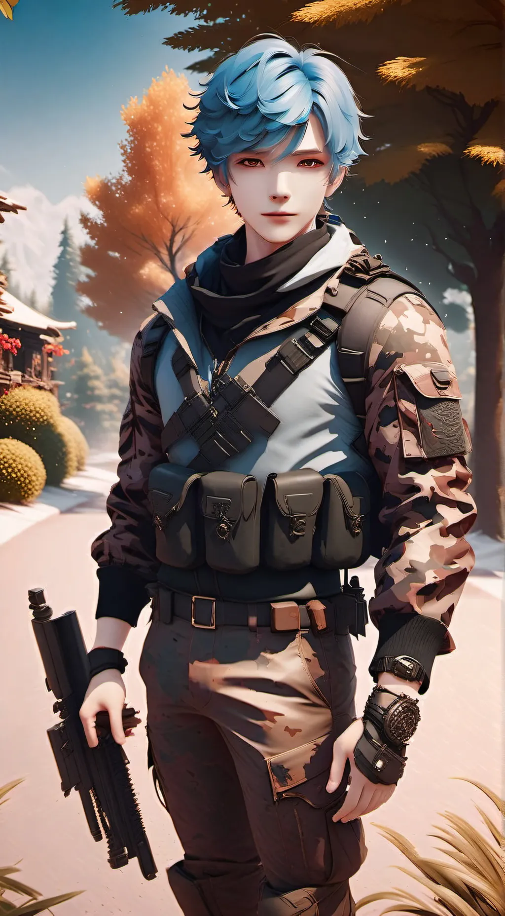 ai character: Robloxia background