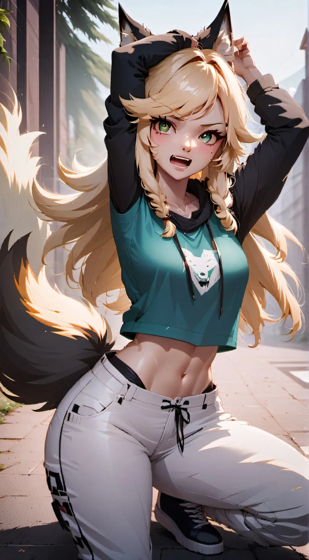ai character: Cathy background