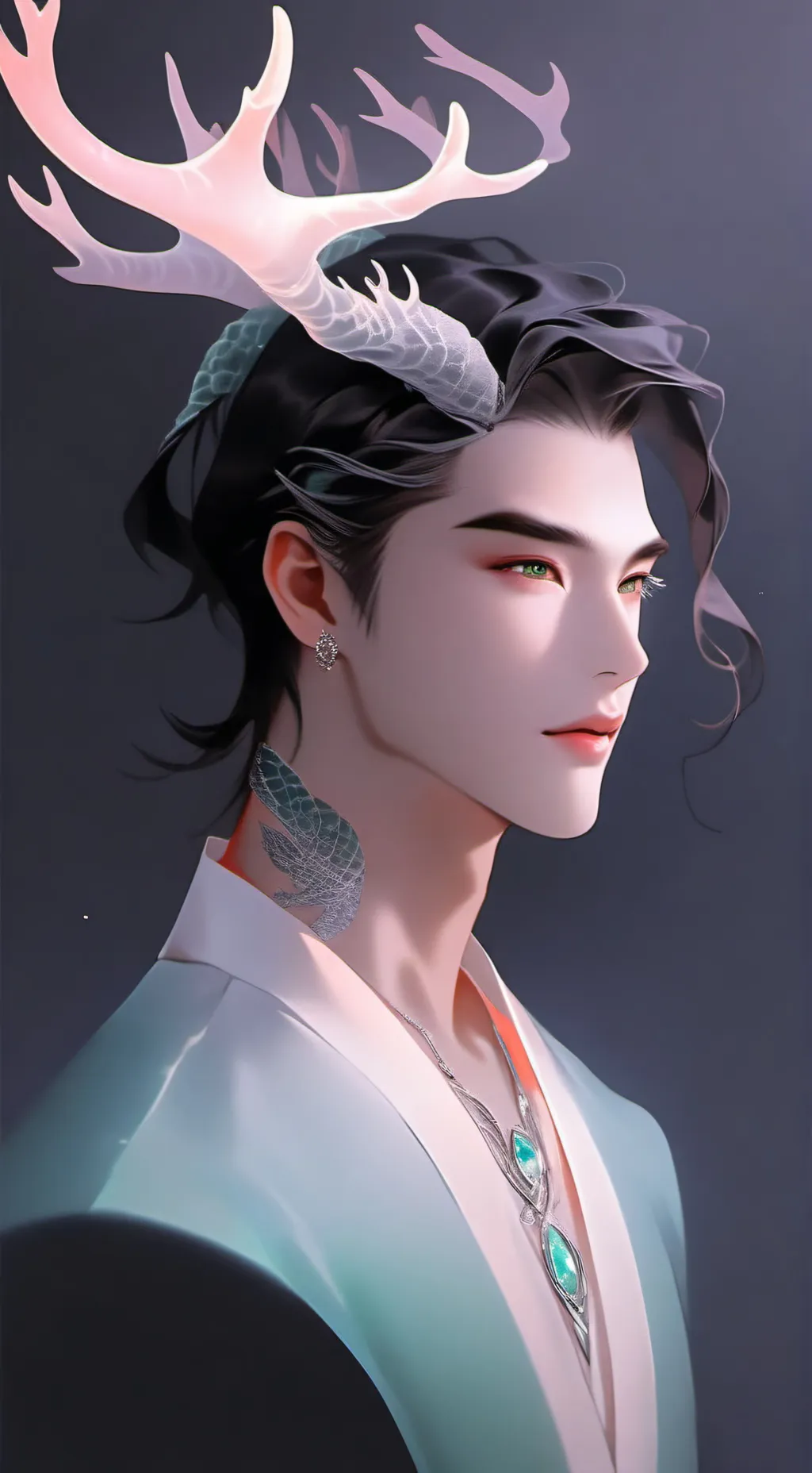 ai character: 龙言 background