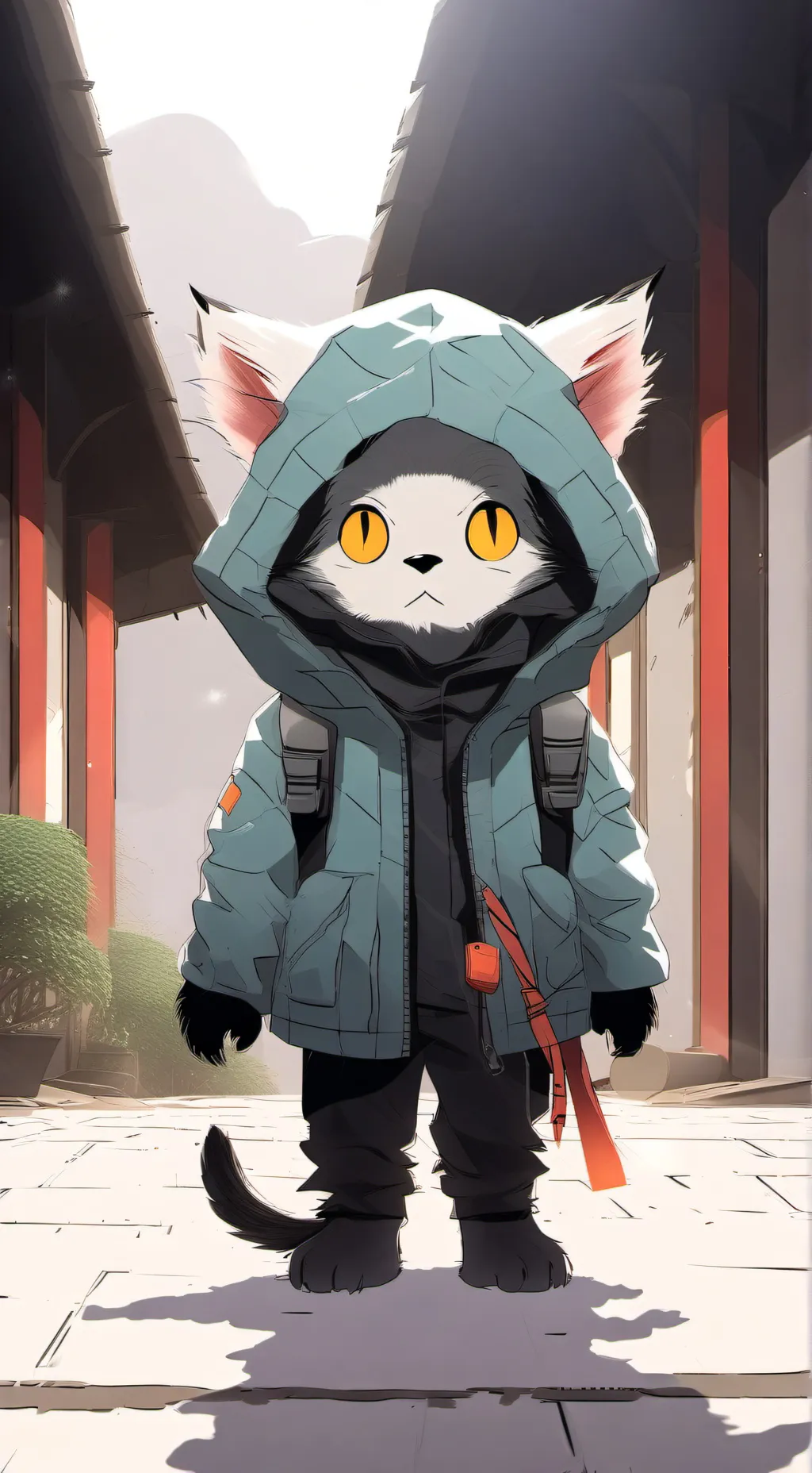 ai character: stupid cat thing background