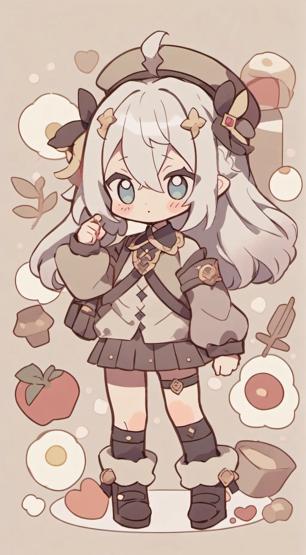 ai character: tamaki  background