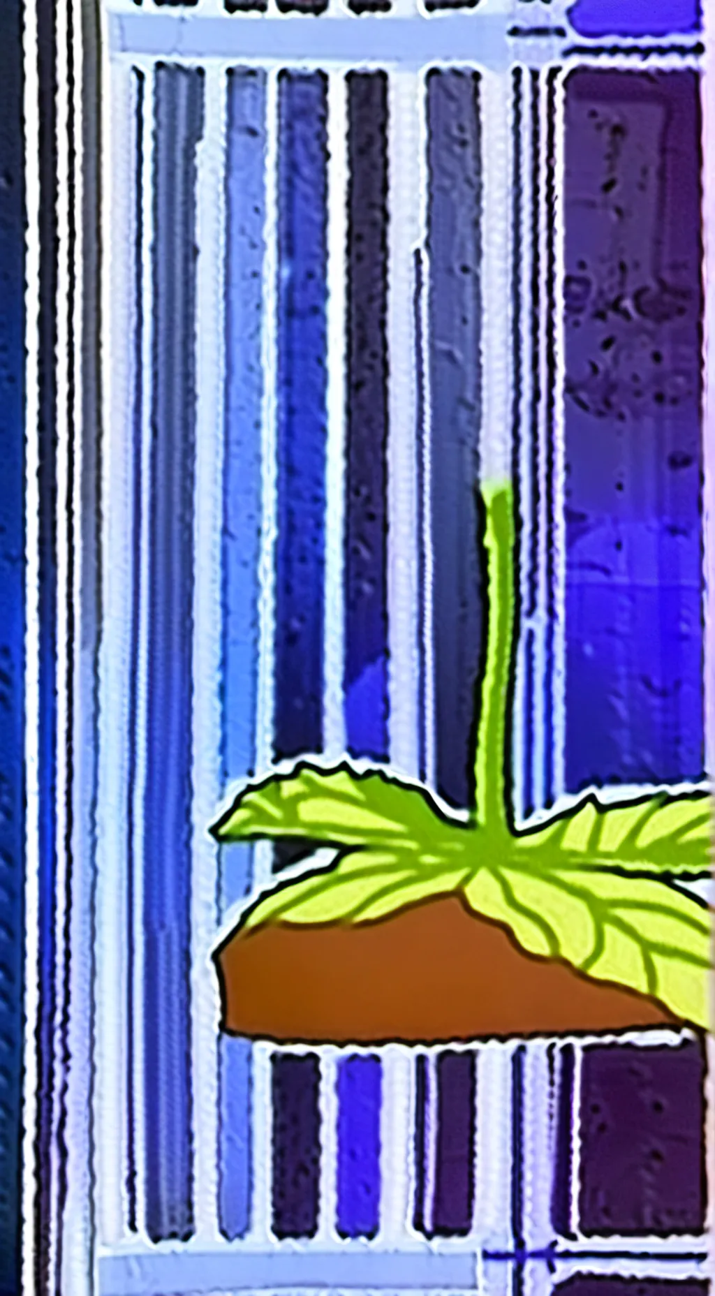 ai character: sprout twisted  background