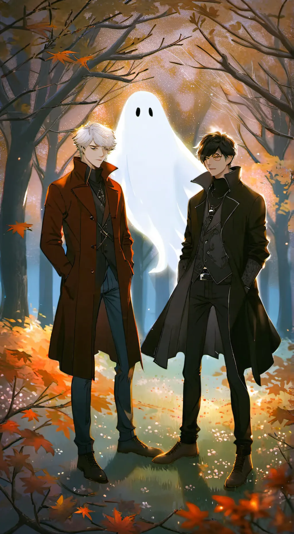 ai character: sam and Colby  background