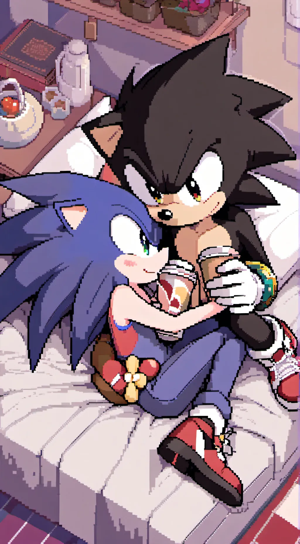 ai character: sonadow background