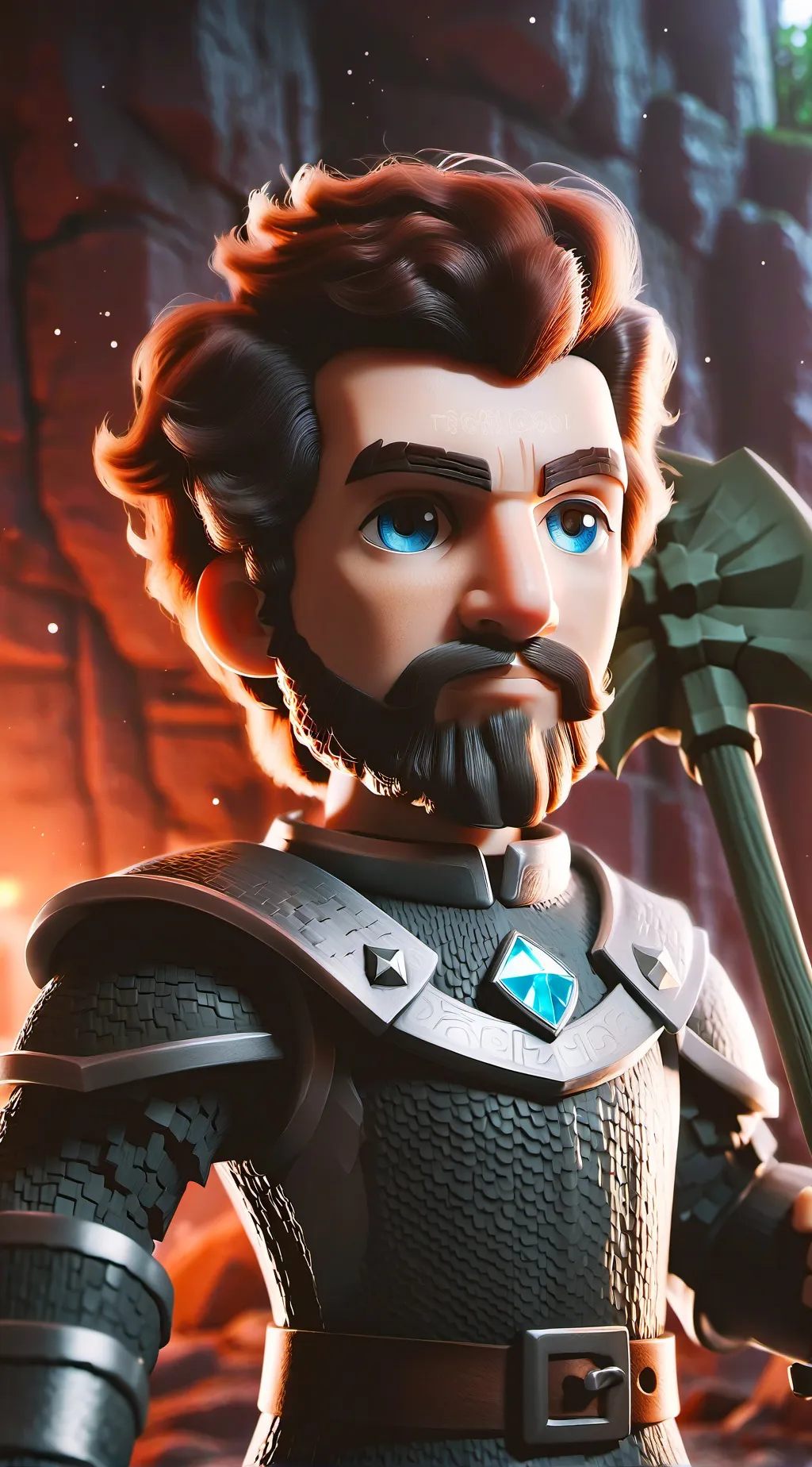 ai character: Steve background