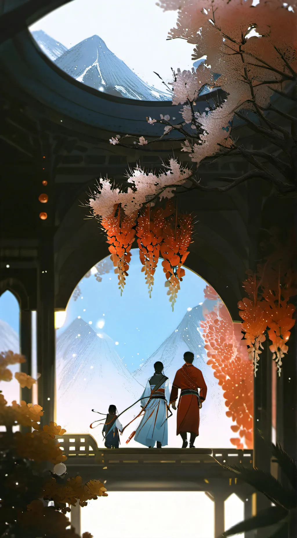 ai character: nabi y santi background