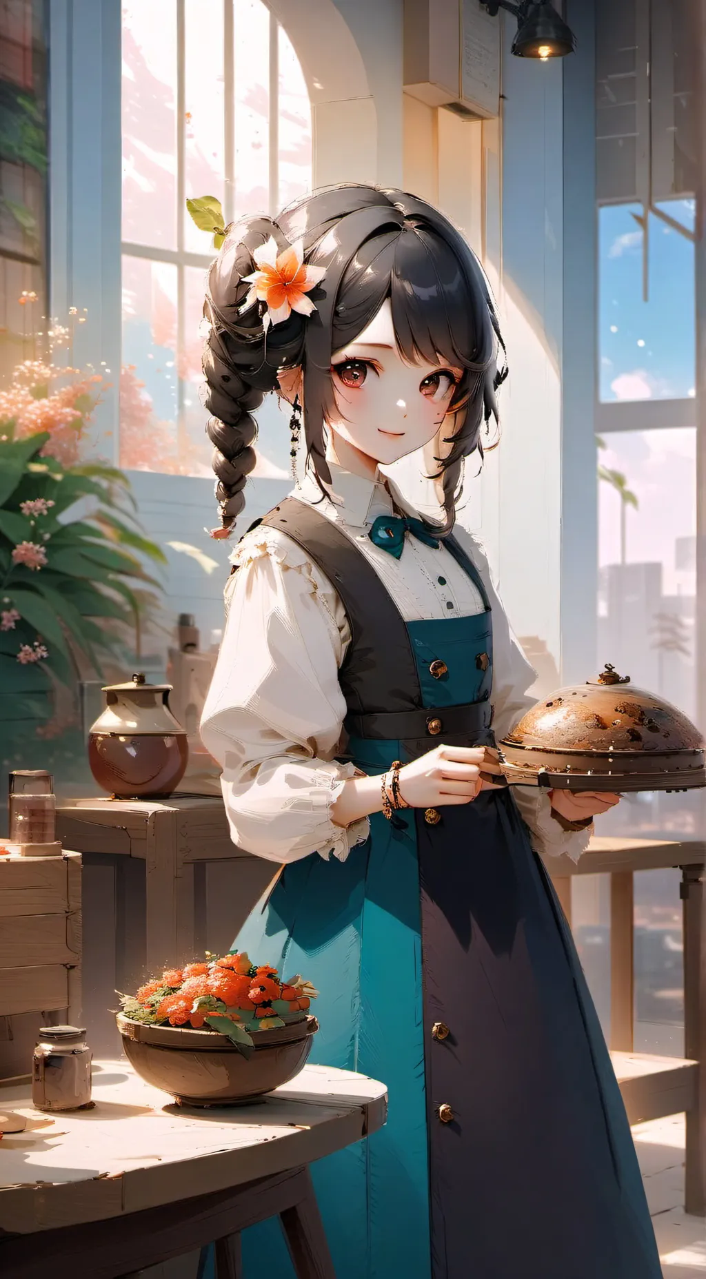 ai character: stella  background