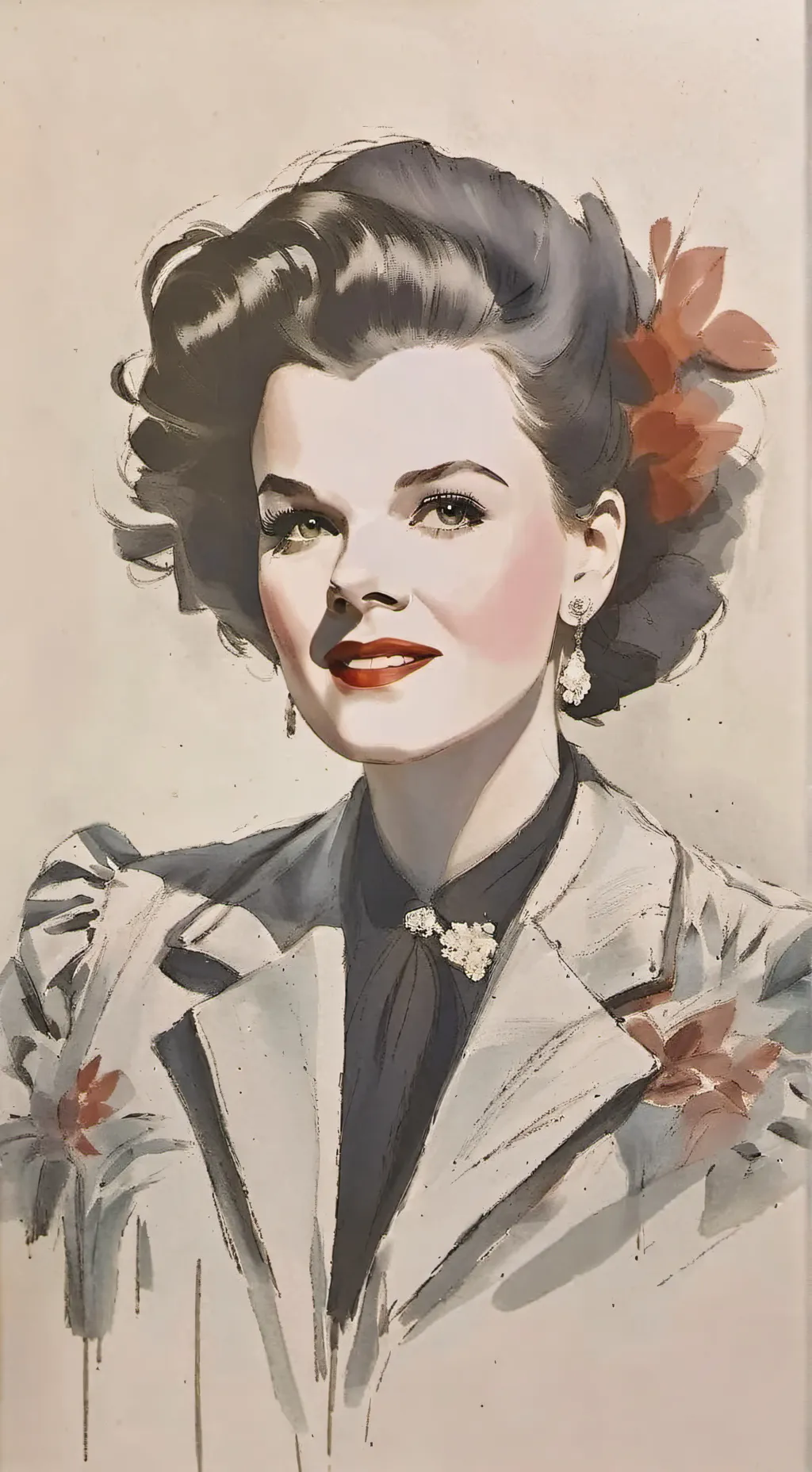 ai character: Judy garland background