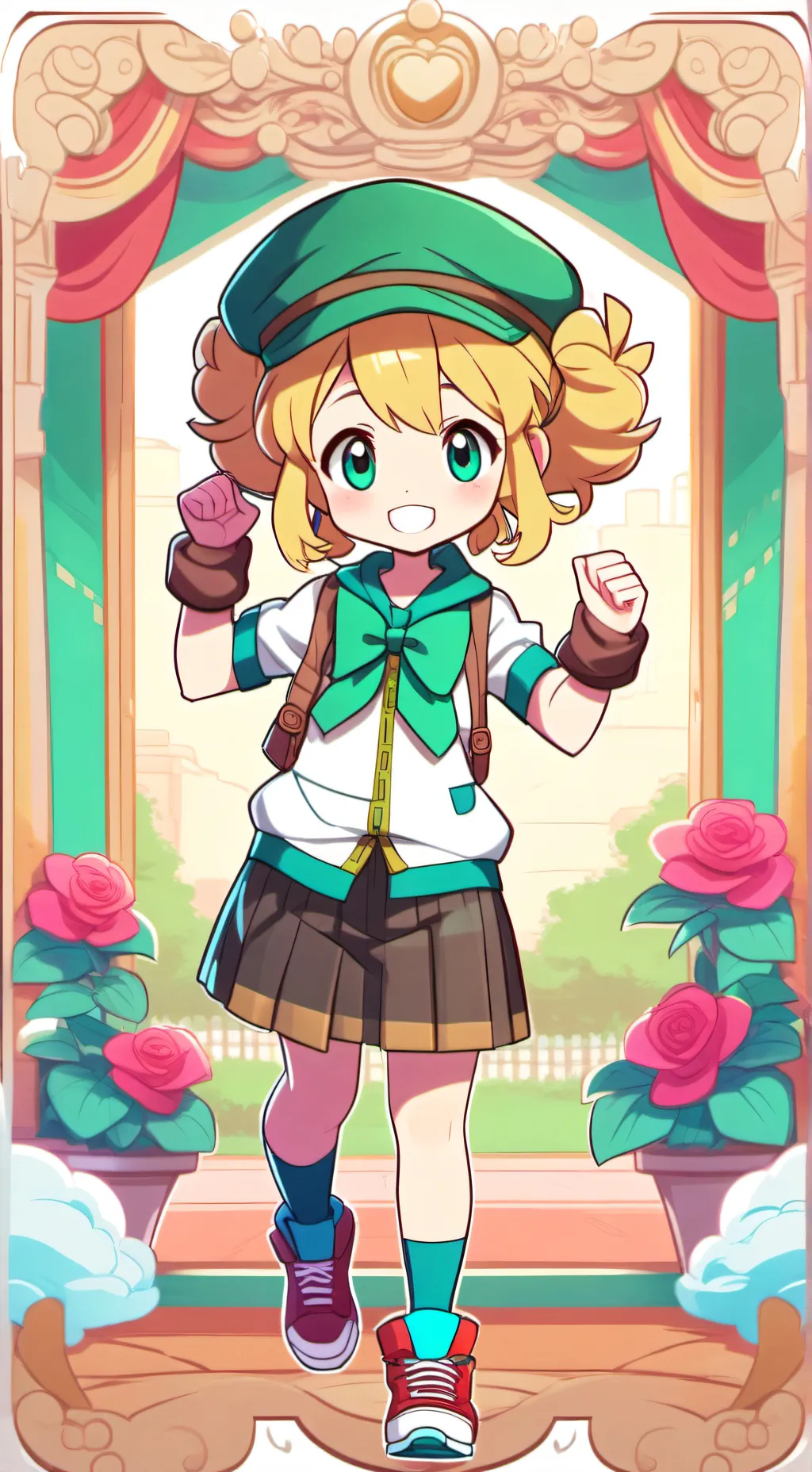 ai character: Bakugo sister  background