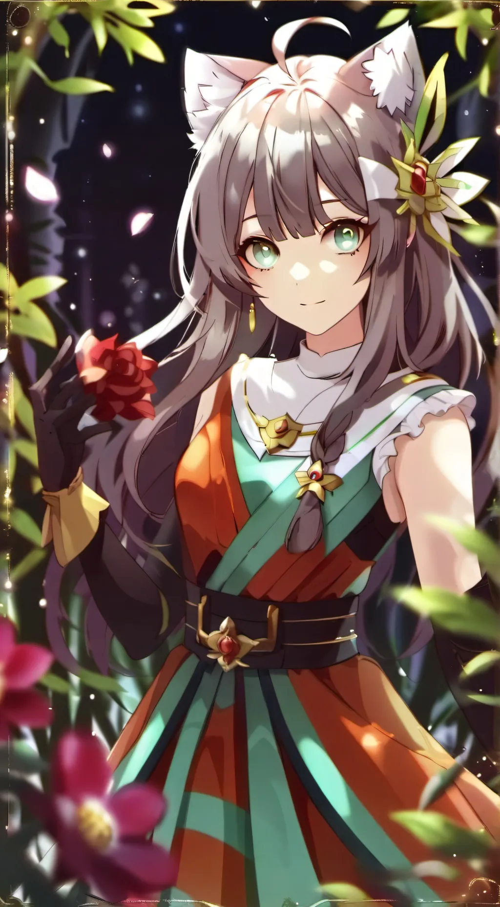 ai character: жена background